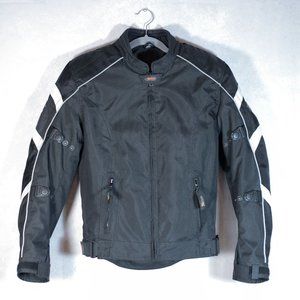 XELEMENT Motorcycle Riding Waterproof Jacket Impact Protectors  Size M